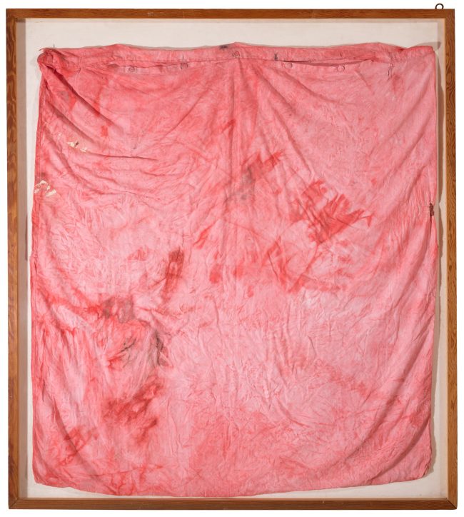 Aktionsrelikt, 110x110cm, Hermann Nitsch web