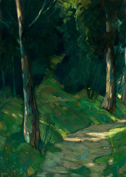 Waldweg, Mulley, 66x47,5